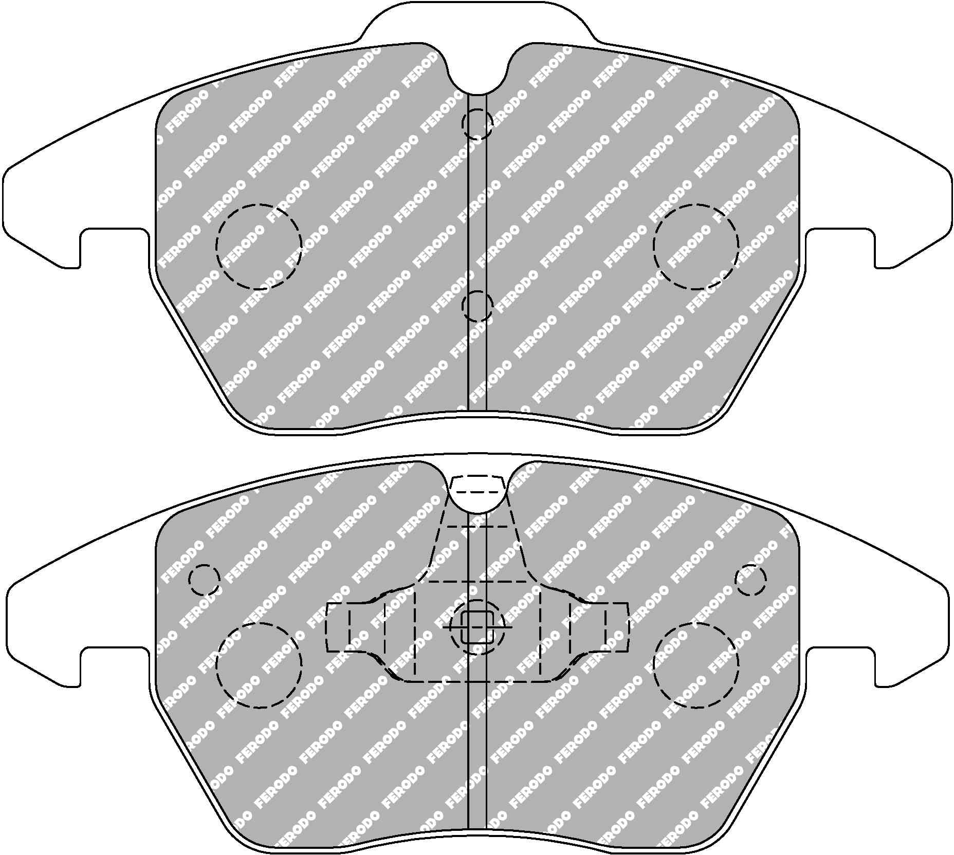 FCP1641H Car Racing - Brake Pads - Fcp1641