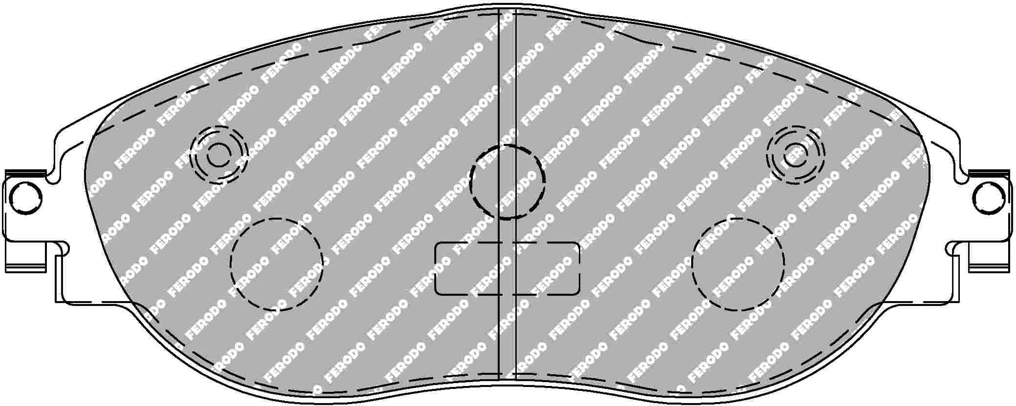FCP4425H Car Racing - Brake Pads - Fcp4425