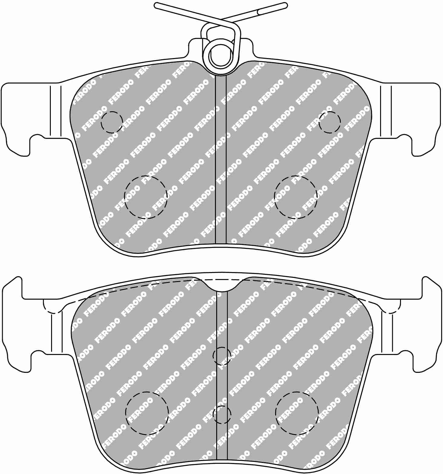 FCP4697H Car Racing - Brake Pads - Fcp4697