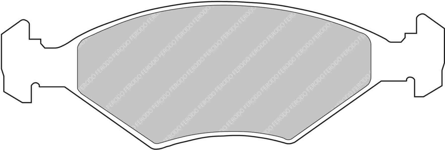 FCP519R Car Racing - Brake Pads - Fcp519